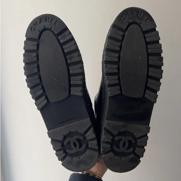 CHANEL Icon Boot Black w/LGHW Size 38 - Picture 6 of 9